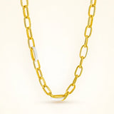 ALFYO Collana Catena Bold Bianca GBNBPGWH