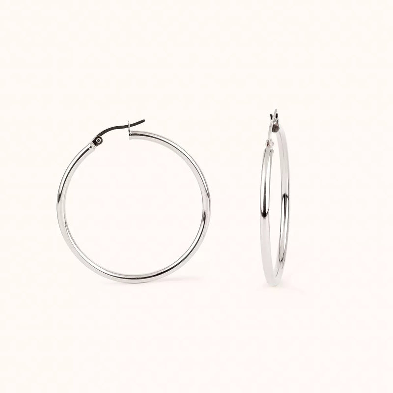 Orecchini Oro Bianco Cerchi | Acquisti Online Su - Foto 12