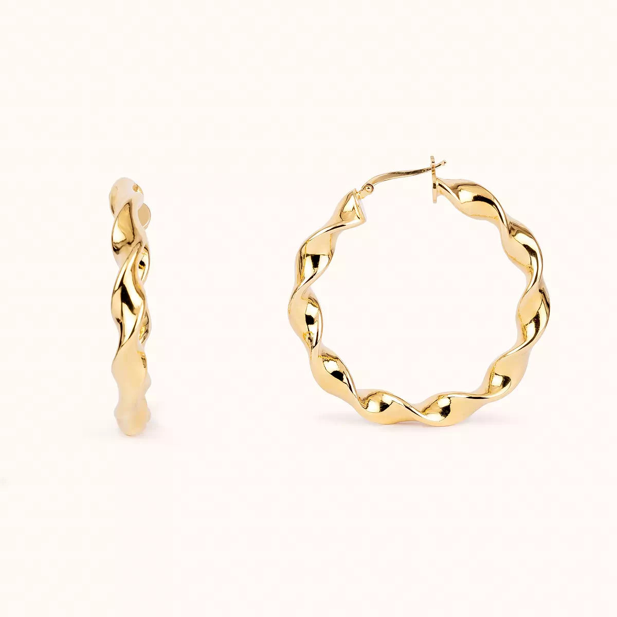 Orecchini CD Navy Metallo Con Finitura Color Oro, Perle In Resina Bianca E Cristalli Color - Foto 2