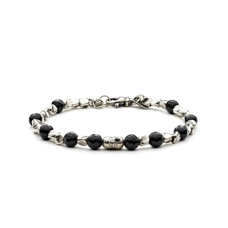Bracciale Antracite Saloon Eldorado in argento e pietre dure naturali