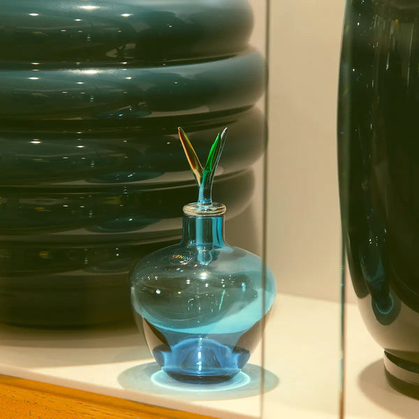Venini Vaso Monofiore Acquamare 100.40