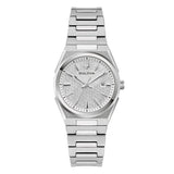 Bulova Classics orologio donna quadrante grigio guilloché con indici a bastoni e bracciale acciaio 96M176