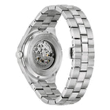 Bulova Octagon vista fondello a vista movimento Miyota automatico cassa acciaio ottagonale bracciale integrato 96A351
