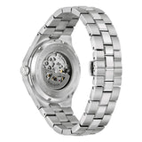 Bulova Octagon vista fondello a vista con movimento automatico Miyota, cassa acciaio e bracciale integrato 96A352