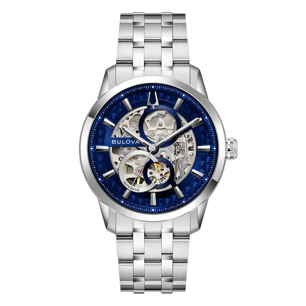 Orologio Bulova Sutton Solo Tempo Scheletrato 96A331