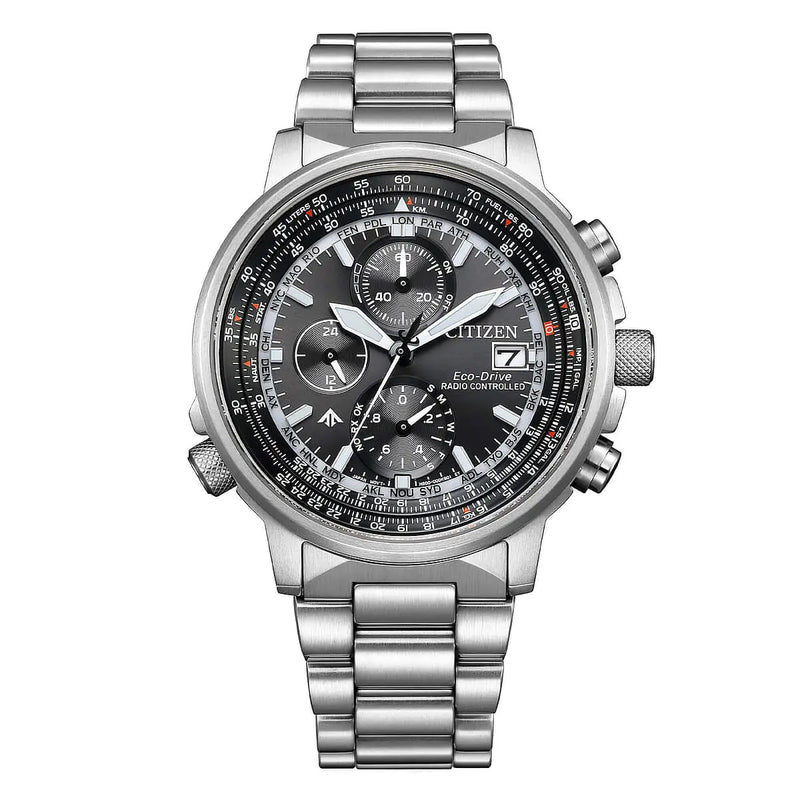 Orologio Citizen Crono Pilot Radiocontrollato AT8300-58E