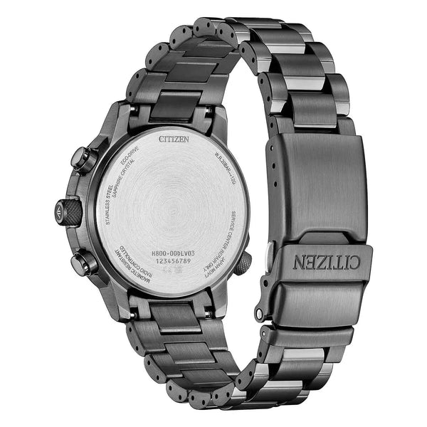 Citizen Crono Pilot Radiocontrollato AT8304-57W fondello