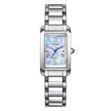 Orologio Citizen Lady Rettangolare Azzurro EW5620-55N