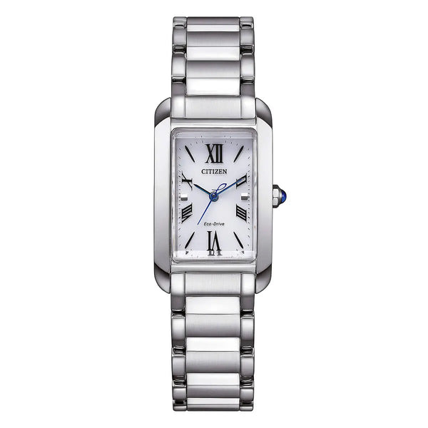 Orologio Citizen Lady Rettangolare Bianco EW5620-55A