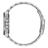 Citizen Radiocontrollato H804 vista laterale cassa SuperTitanio con corona e pulsanti cronografo bracciale integrato AT8398-53X