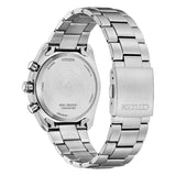 Citizen SuperTitanio26 vista fondello a vite in titanio con incisioni Eco-Drive e chiusura deployante AT2590-59X