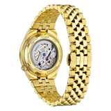 Citizen Tsuyosa vista fondello a vista movimento automatico 21 jewels cassa acciaio dorato NK0032-56A