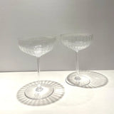 Venini Coppe Champagne Bollicine Cristallo ambientato 343.25