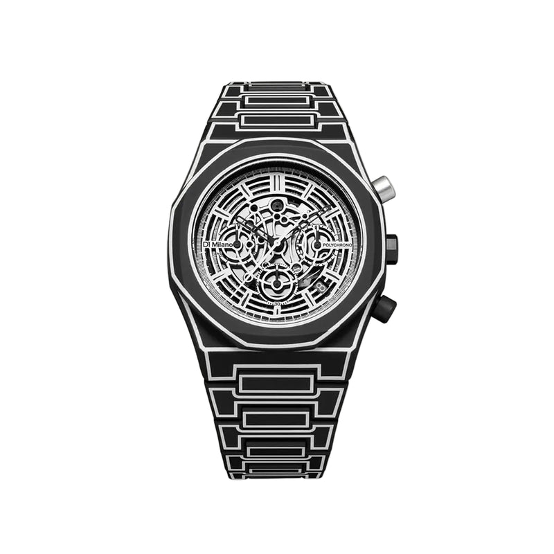 Orologio D1 Milano Black Sketch Polychrono 40.5 mm PHBJ14