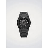 D1 Milano Orologio Polycarbon Diver Carbon Harbor nero total black con quadrante nero e lunetta girevole PDBJ01