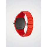 D1 Milano Polycarbon Diver Fire Reef fondello in acciaio con incisioni Italian Design e movimento Japan PDBJ05