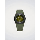 D1 Milano Polycarbon Diver Lagoon Drift orologio verde militare quadrante verde con ghiera subacquea 10ATM PDBJ04