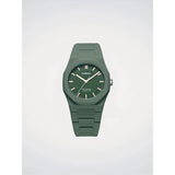 D1 Milano Polycarbon Green Legacy orologio verde scuro con quadrante opaco e cassa ottagonale in policarbonato PCBJ42