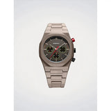 D1 Milano Orologio da Polso Polychrono Brown Phantom cassa policarbonato marrone quadrante cronografo PHBJ24