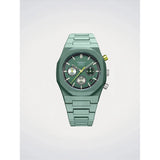 D1 Milano Orologio da Polso Polychrono Green Phantom cronografo verde in policarbonato con bracciale integrato PHBJ23