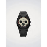 D1 Milano Polychrono Void Phantom orologio cronografo cassa ottagonale nera quadrante taupe subquadranti neri PHBJ18