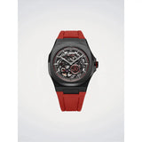 D1 Milano Orologio da Polso Skeleton Crimson Core cassa nera scheletrata con cinturino rosso in gomma SKRJ18