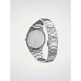 D1 Milano Ultra Thin 1970 Carbon Reef vista fondello cassa acciaio inciso Italian Design bracciale integrato UHBJ04