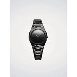 D1 Milano Ultra Thin Black Gleam orologio nero total black con cassa ottagonale e bracciale in acciaio lucido UTBL41