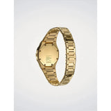 D1 Milano Ultra Thin Gold Gleam fondello inciso Italian Design Ultra Thin Japan Movement bracciale acciaio dorato UTBL40