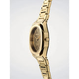 D1 Milano Ultra Thin Gold Gleam vista laterale cassa sottile 6.45mm corona esagonale quadrante oro sfumato UTBL40