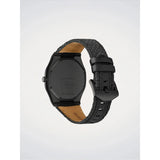 D1 Milano Ultra Thin Kevlar Unit vista fondello cassa nera con cinturino kevlar e interno pelle UHKJ01