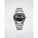 D1 Milano Orologio da Polso Ultra Thin Obsidian Sealed quadrante nero raggiera bracciale acciaio inossidabile UCBU01