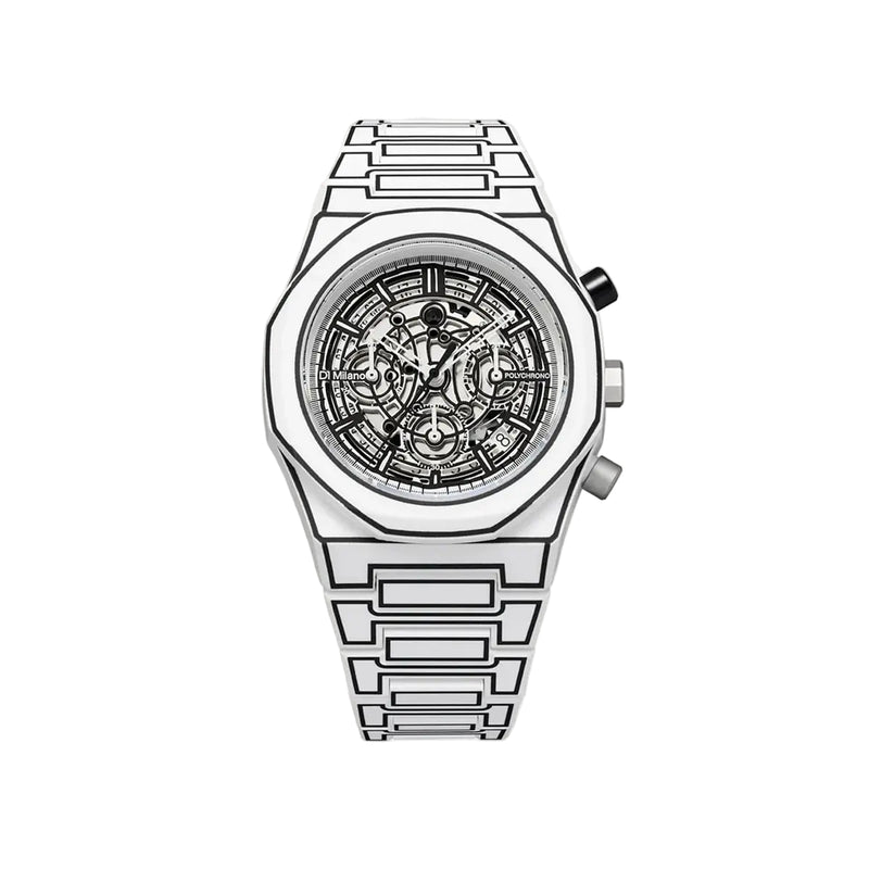 Orologio D1 Milano White Sketch Polychrono 40.5 mm PHBJ13