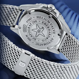 Eberhard & Co Scafograf 202 MCMLIX Bracciale Acciaio Maglia Milano