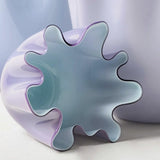 Vaso Venini Fazzoletto Lilla Menta Piccolo interno vaso
