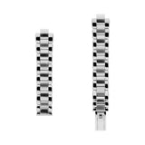 Frederique Constant Cinturino donna in acciaio inossidabile satinato e lucido con chiusura pieghevole FCB-1C3L-6