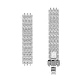 Frederique Constant Cinturino in acciaio inossidabile vista posteriore con dettaglio fibbia pieghevole FCB-291H-2