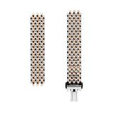 Frederique Constant Cinturino in acciaio inossidabile e oro rosa con chiusura deployante FCB-291H-2