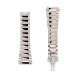 Frederique Constant Cinturino acciaio inossidabile e oro rosa con chiusura deployante FCB-2NH3L-2