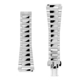 Frederique Constant cinturino acciaio inossidabile lucido con maglie rettangolari e fibbia pieghevole FCB-391-4NH3L-6