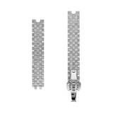 Frederique Constant Cinturino acciaio inossidabile vista posteriore con fibbia deployante a bottoni FCB-3V-BRGP