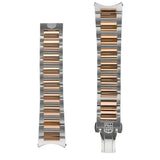 Frederique Constant Cinturino acciaio inossidabile e oro rosa con chiusura deployante a pressione FCB-4NH3L-2