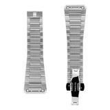 Frederique Constant Cinturino acciaio satinato dettaglio chiusura pieghevole con bottoni a pressione Stainless Steel FCB-4NH3L-6