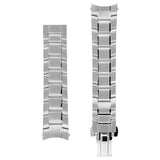 Frederique Constant cinturino acciaio inossidabile spazzolato e lucido con chiusura deployante a bottoni FCB-5BH-Q
