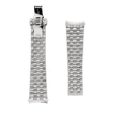 Frederique Constant Cinturino acciaio inossidabile dettaglio retro chiusura Stainless Steel e maglie lucidate FCB-P4HGB