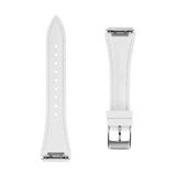 Frederique Constant Cinturino gomma bianca retro con scritta Frederique Constant Suisse e fibbia acciaio FCR-NHWHITE21.5X14-SS