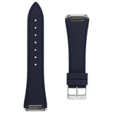 Frederique Constant Cinturino in gomma blu navy con texture a trama e fibbia ad ardiglione in acciaio FCR-391-NHDN25.5X18-SS