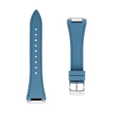 Frederique Constant Cinturino gomma blu dettaglio texture frontale e fibbia ad ardiglione acciaio lucido FCR-NHLN21.5X14-SS