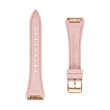 Frederique Constant Cinturino gomma rosa retro con scritta Frederique Constant Genève e fibbia oro rosa FCR-NHPINK21.5X14-RGP