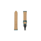 Frederique Constant Cinturino vista posteriore interno pelle naturale con logo e misura 18mm FCS-BLA18X16 CREST SS